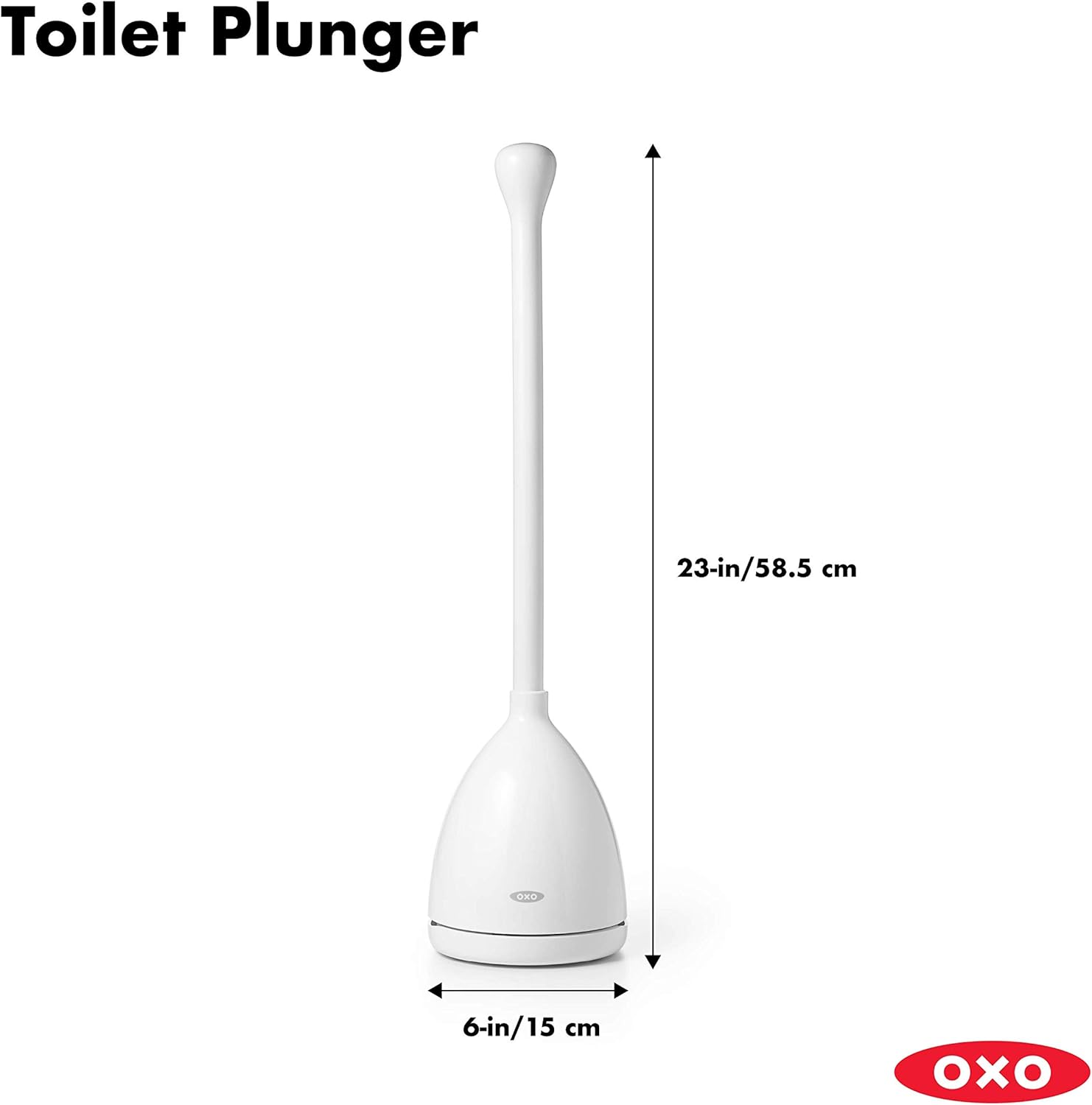 OXO Good Grips Toilet Plunger with Holder: Home & Kitchen