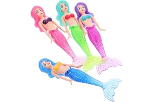 Toyvian 4pcs Swimming Pool Dive Toys for Kids Swim Toys for Kids Practice Diving Swimming Underwater Diving Game