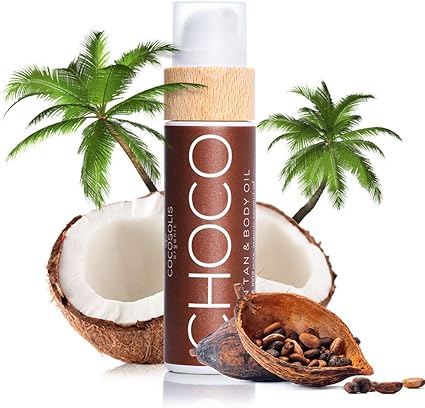 COCOSOLIS Choco - Acelerador de Bronceado con Vitamina E, Loción Bio Oil para un bronceado natural – Bronceadores Solares choco - Seis aceites naturales para una piel radiante - 110 ml: Amazon.es: Belleza
