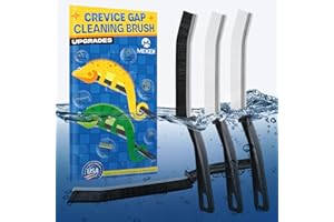 MEKER Crevice Cleaning Brush, Gap Cleaning Brush with Hard Bristle, Multifunctional Crevice Gap Cleaning Brush Tool for Kitchen, Bathroom, Tiles, Window Track, Faucets (4PCS)