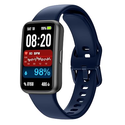 Enfit Fitness Trackers,Smart Watch with 1.47"Color Screen,100+Sport Modes Fitness Watch with Heart Rate Sleep Monitor, Pedometer Step Counter Watch, 3TAM Waterproof Activity Trackers for Women Men,BU