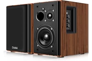 Daakro Powered Bookshelf Speakers - 2.0 Stereo Active Speakers,30W*2 RMS Near Field Speaker with Bluetooth, RCA, USB, Coaxial, AUX Connection for Turntable,PC, TV and Surround Sound Home Theater
