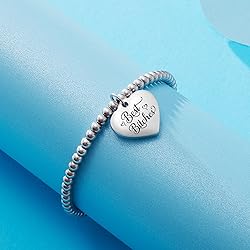 VIMIEW Best Bitches Bracelet Adjustable Beads