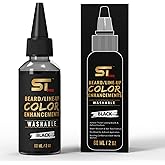 Supreme Trimmer Airbrush Hair & Beard Enhancement Ink | Barber-Grade Line-Up & Filler Spray | Water Resistant, Washable, Pre-Mixed for Precision Hairlines & Sharp Edges (Washable / 60ML Black)