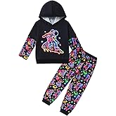 Boys Hoodie Pant Set Graphic Print Kids Sweatshirt Suit Clothing Size 2-6 Years