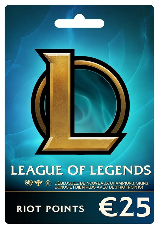 League of Legends €25 Cartecadeau prépayée (3500 Riot Points) Amazon.fr Jeux vidéo