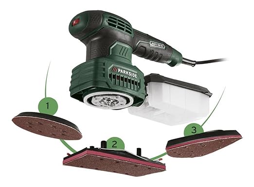 title=Park Side® Smerigliatrice multifunzione 3 in 1, Levigatrice orbitale,