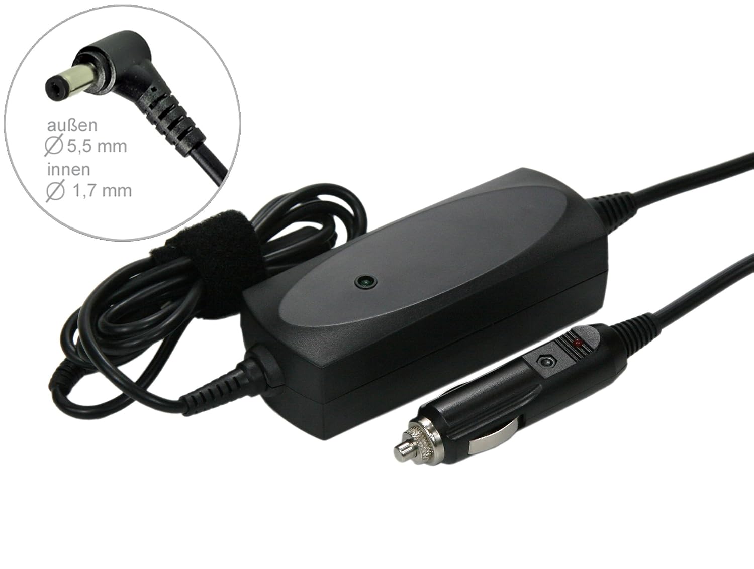 Power4Laptops Netzteil Kompatibel Mit RM Mobile One Z91FR – 19V, 3.42A, 5.5x2.5 Mm Stecker