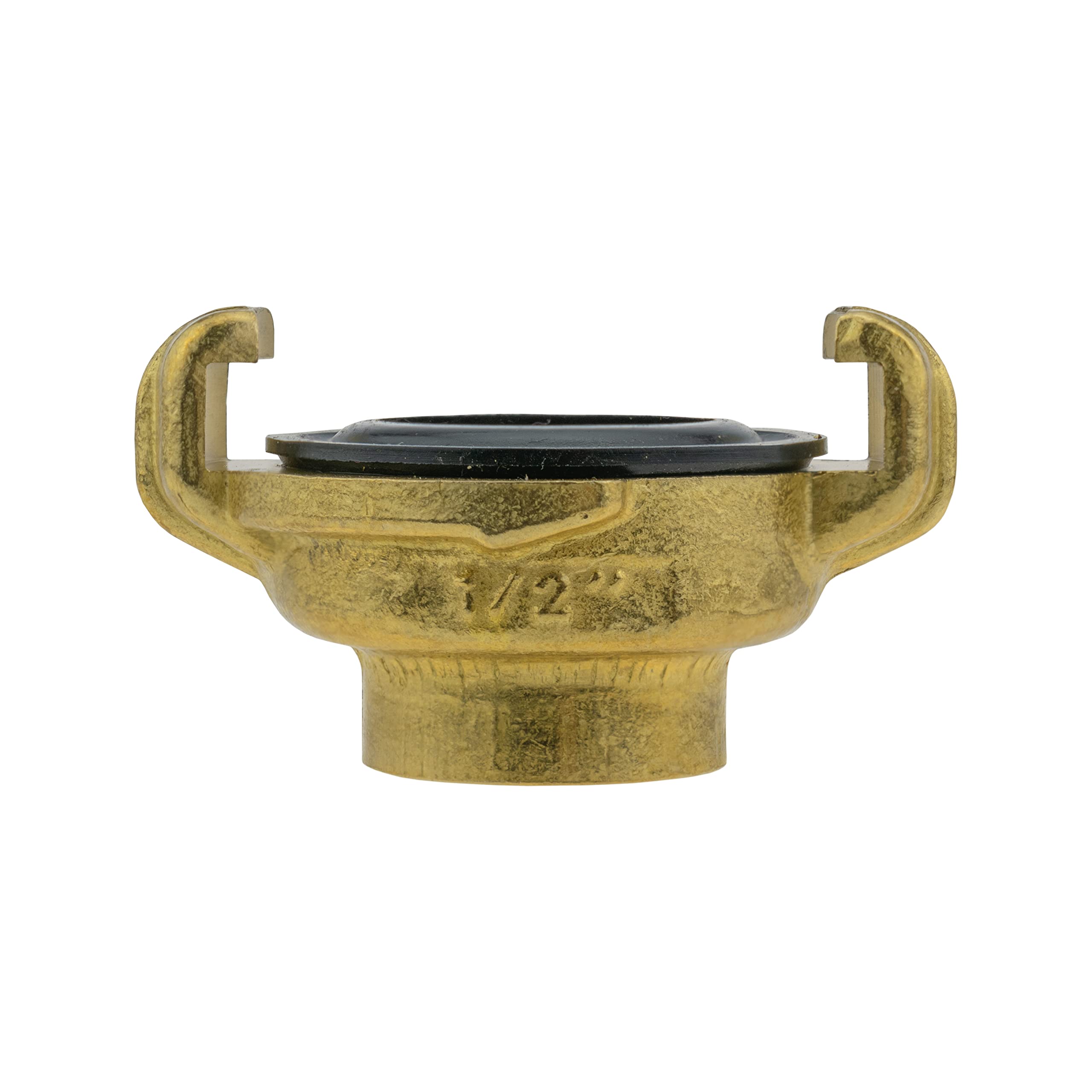 Professional Brass Claw Hose connectors/Fittings,Male/Female bsp Thread (1/2" bsp Female) as Used by Professional Gardeners,Landscapers and Nursery Workers