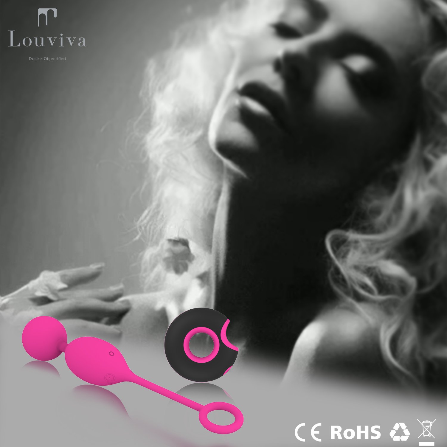 Vibrators Bullet Eggs USB Vibrator Egg USB Rechargeable Wireless Remote Control Louviva Vibrating Egg Silicone Bullet Eggs LED Light 7 Stimulation Pleasure Adult Sex Toys Vibe for Women or Couples