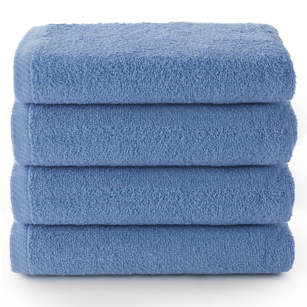 Top Towel - Towel Set - Pack 4 Large Hand Towels - Bath Towels - 50x100cm