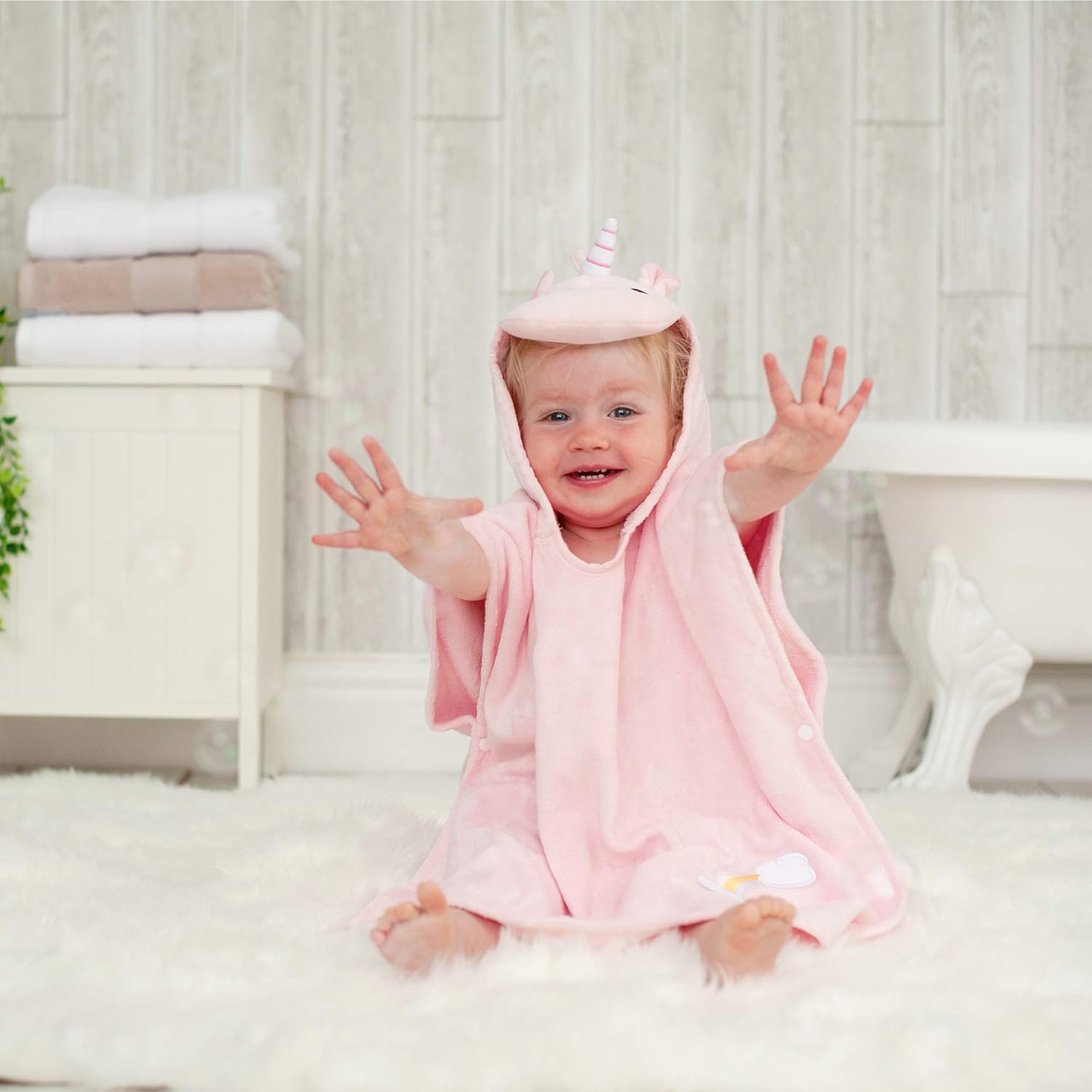 unicorn towel poncho