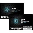 Silicon Power 2-Pack 128GB SSD 3D NAND A55 SLC Cache Performance Boost SATA III 2.5" 7mm (0.28") Internal Solid State Drive