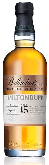 Ballantine's THE MILTONDUFF 15 Years Old Single Malt Scotch Whisky mit Geschenkverpackung (1 x 0.7 l)