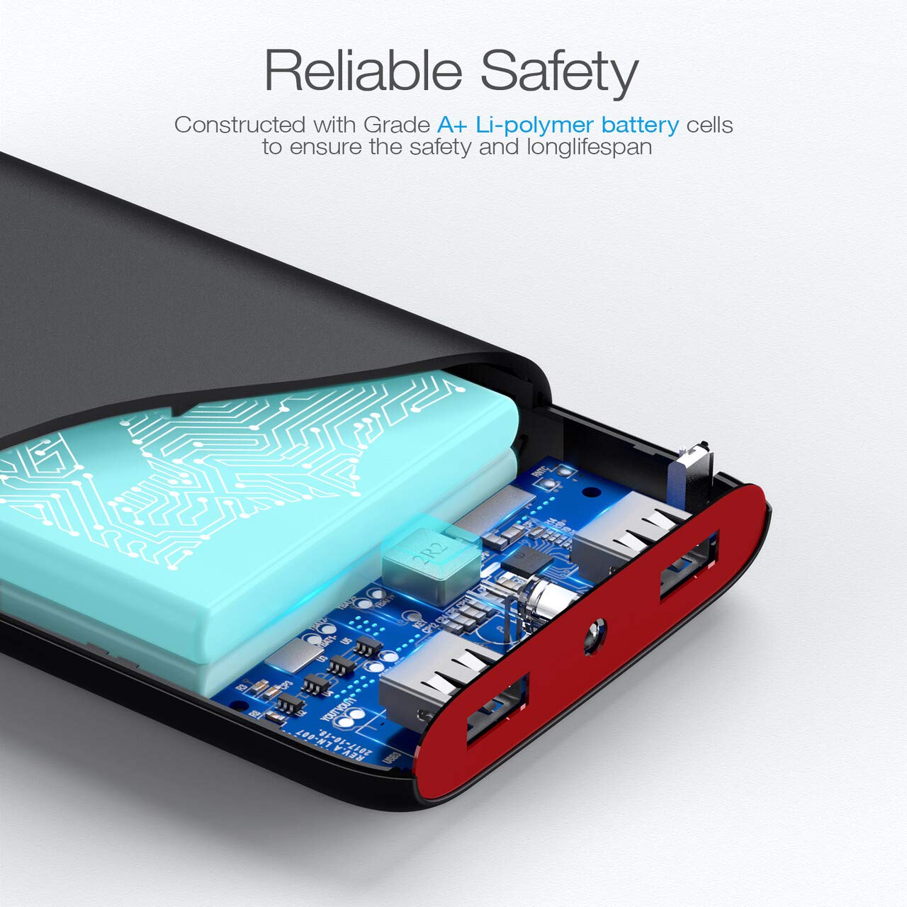 Aibocn 20000mAh Power Bank, High Capacity Portable Phone Charger with Flashlight Ultra Compact Fast Speed External Battery Pack for iPhone, iPad, Android Smart Phone, Tablet and More