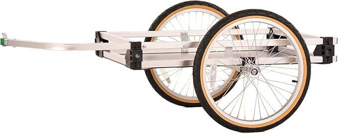 wike heavy duty flatbed bike trailer