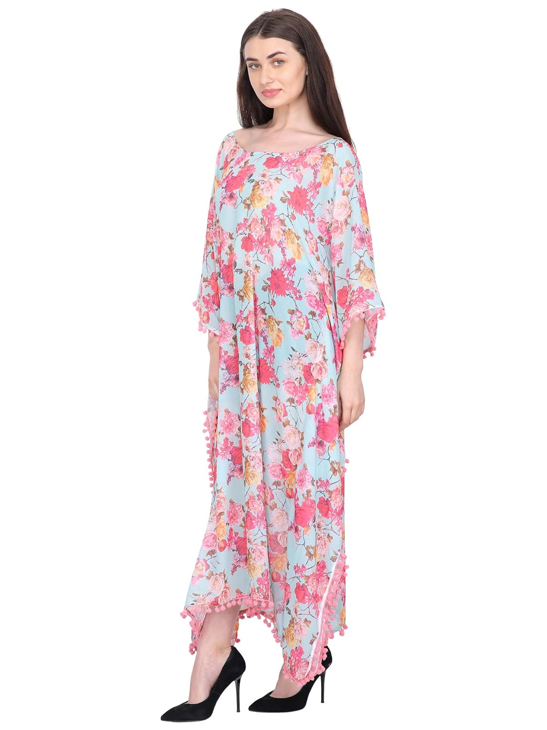 georgette kaftan dress