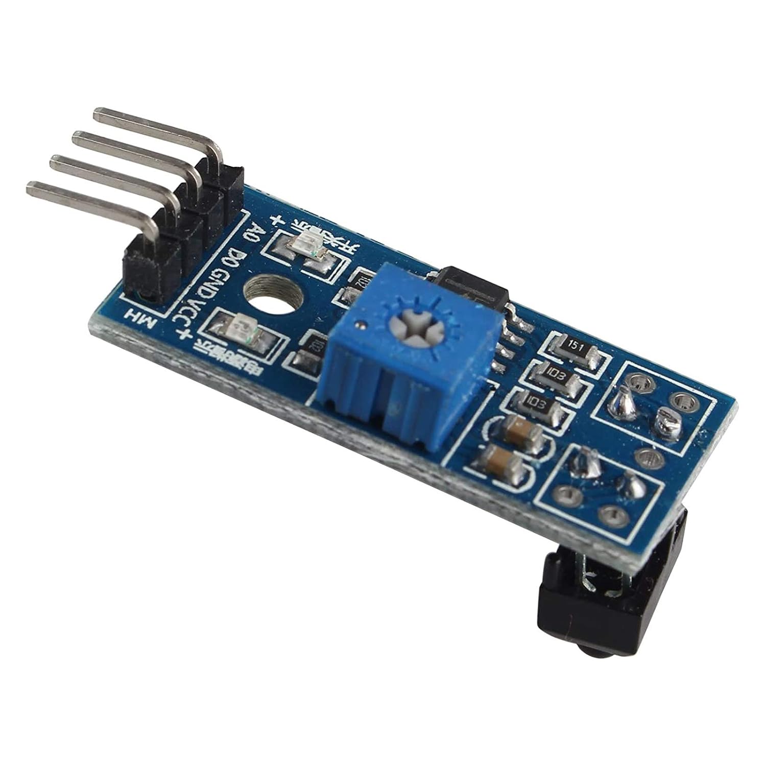 HALJIA 5PCS TCRT5000 Infrared Reflectance Tracking Sensor Module Obstacle Avoidance Module Line Tracking Compatible with Arduino - Image 3