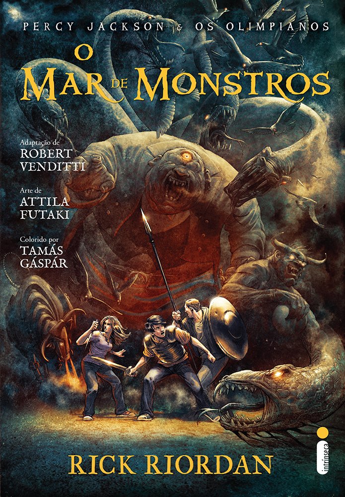 O Mar de Monstros. Graphic Novel PDF Rick Riordan, Robert Venditti ...