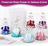 Touloube Eternal Rose Angel Figurine Gift Glass Dome Mother's Day view 7