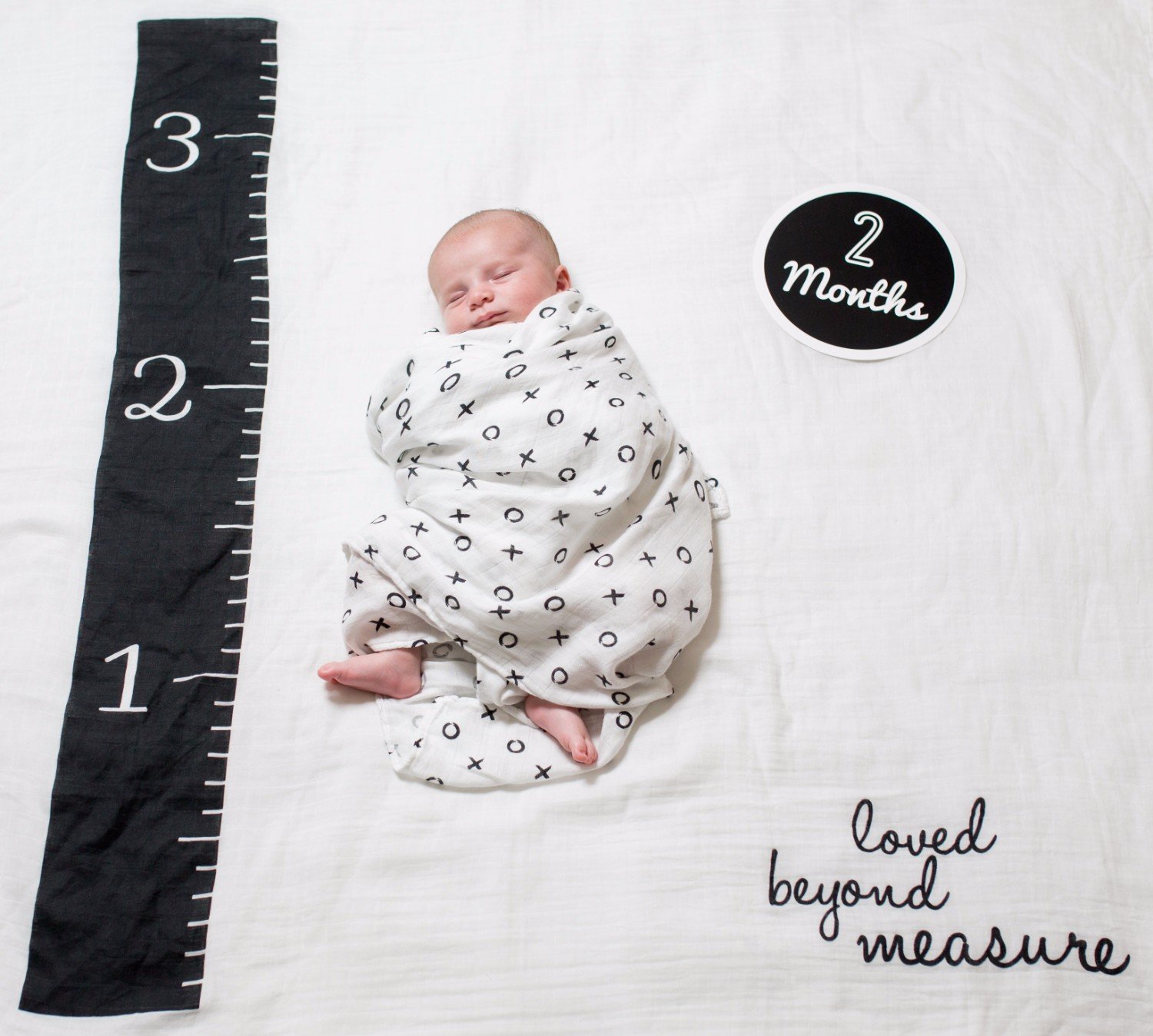 lulujo milestone blanket