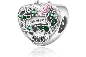 Symretie Charms Beads 925 Sterling Silver for Pandora Bracelet, Dangle Pendant Charms for Necklace and Bracelet Jewelry Gifts