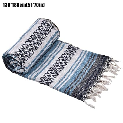 chivalrylist Manta Mexicana, Manta de Yoga Gruesa, Suave y ...