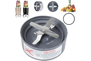 GUANQIAO Replacement Extractor Blade, Fit for NutriBullet 600w/ 900w Pro Series Blender with Food-grade Silicone Rubber Gaskets Seal Ring for NutriBullet Blender Blade Replacement Parts