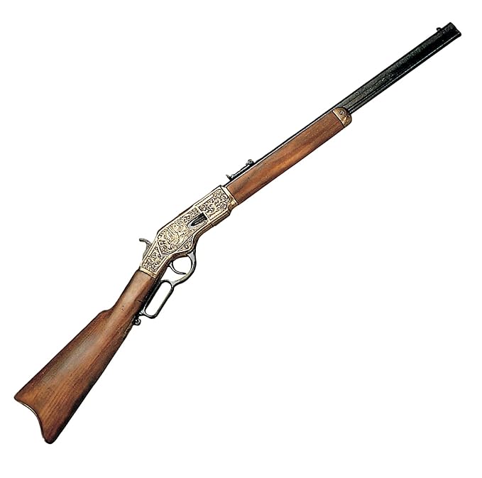 Dekowaffe 'Winchester' messingf.- graviert