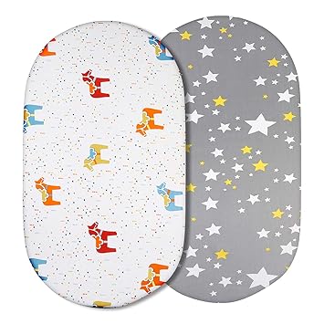 Newstyle Spannbettlaken Baby 2 Matratzenschoner Spannbettlaken Stubenwagen Komplett Set Babymatratze Wasserdichte Spannbettlaken Spannbetttuch Atmungsaktiv Bettlaken Amazon De Baby