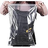15 Pieces Large 5 Gallon Plastic Zipper Storage Bags 18x24 Inches Clear Reclosable Storage Bag