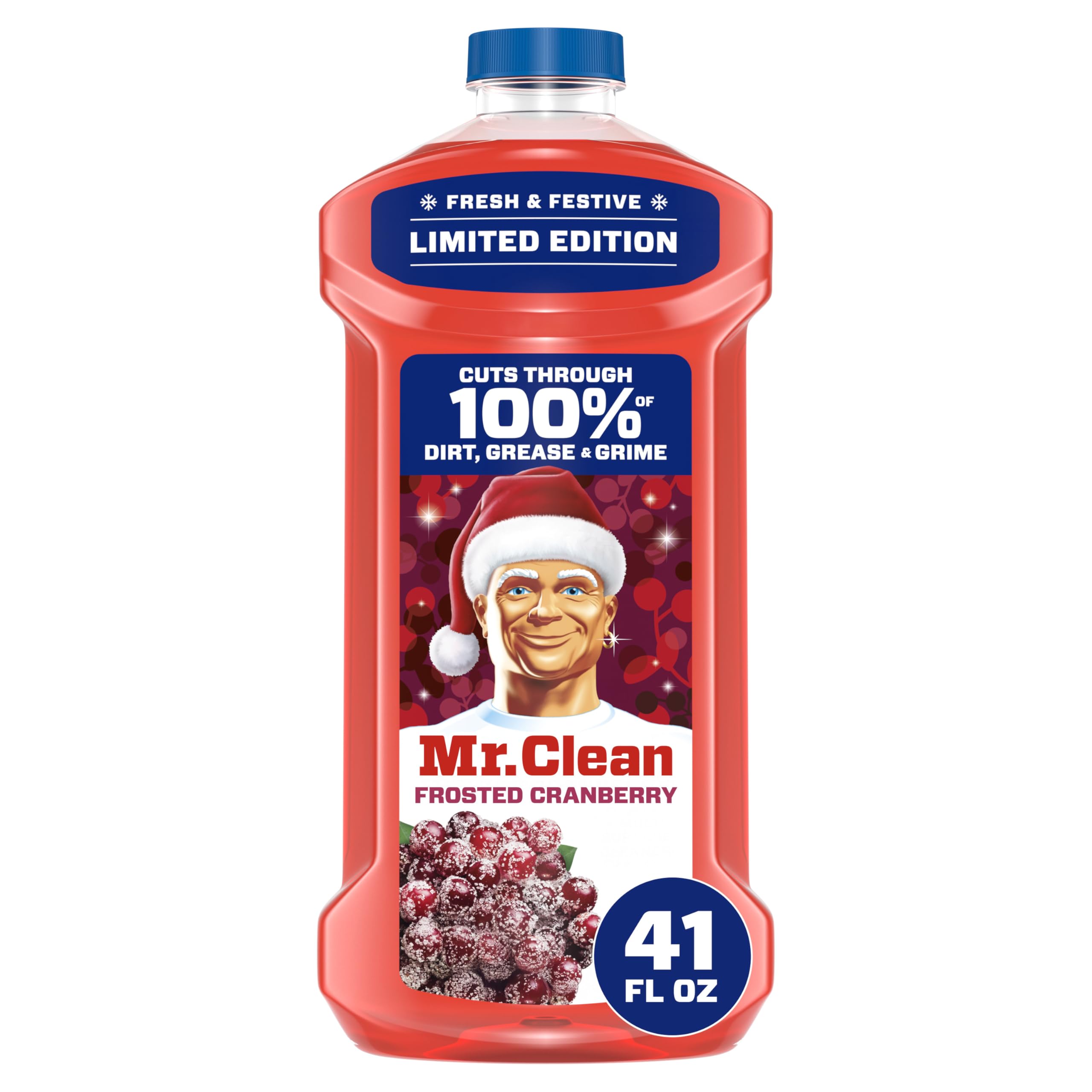 Photo 1 of Mr. Clean All Purpose Cleaner, Cleaning Liquid, Frosted Cranberry, 41oz