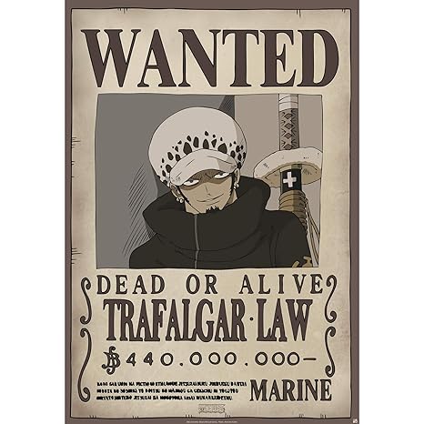 One Piece Poster: Trafalgar Law (98 x 68 cm)