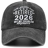 Retirement Gifts for Men & Women 2026, Adjustable Embroidered Retired Hat, Funny Retired Ideas Gifts