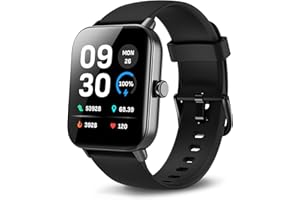 Yoever Fitness Tracker with Alexa, 1.8'' Bluetooth Call Activity Trackers and Smartwatches, SpO2 Heart Rate Sleep Monitor, 100 Sports, IP68 Waterproof Step Calorie Counter Pedometer for iPhone Android