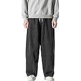 GURUNVANI Men Hip Hop Streetwear Jeans Pant Denim Jogger Harajuku Techwear Mens Tactical