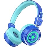 Link Dream Kids Bluetooth Headphones with Microphone for School On-Ear Headphone Toddler Children Wireless Headphone Headset 