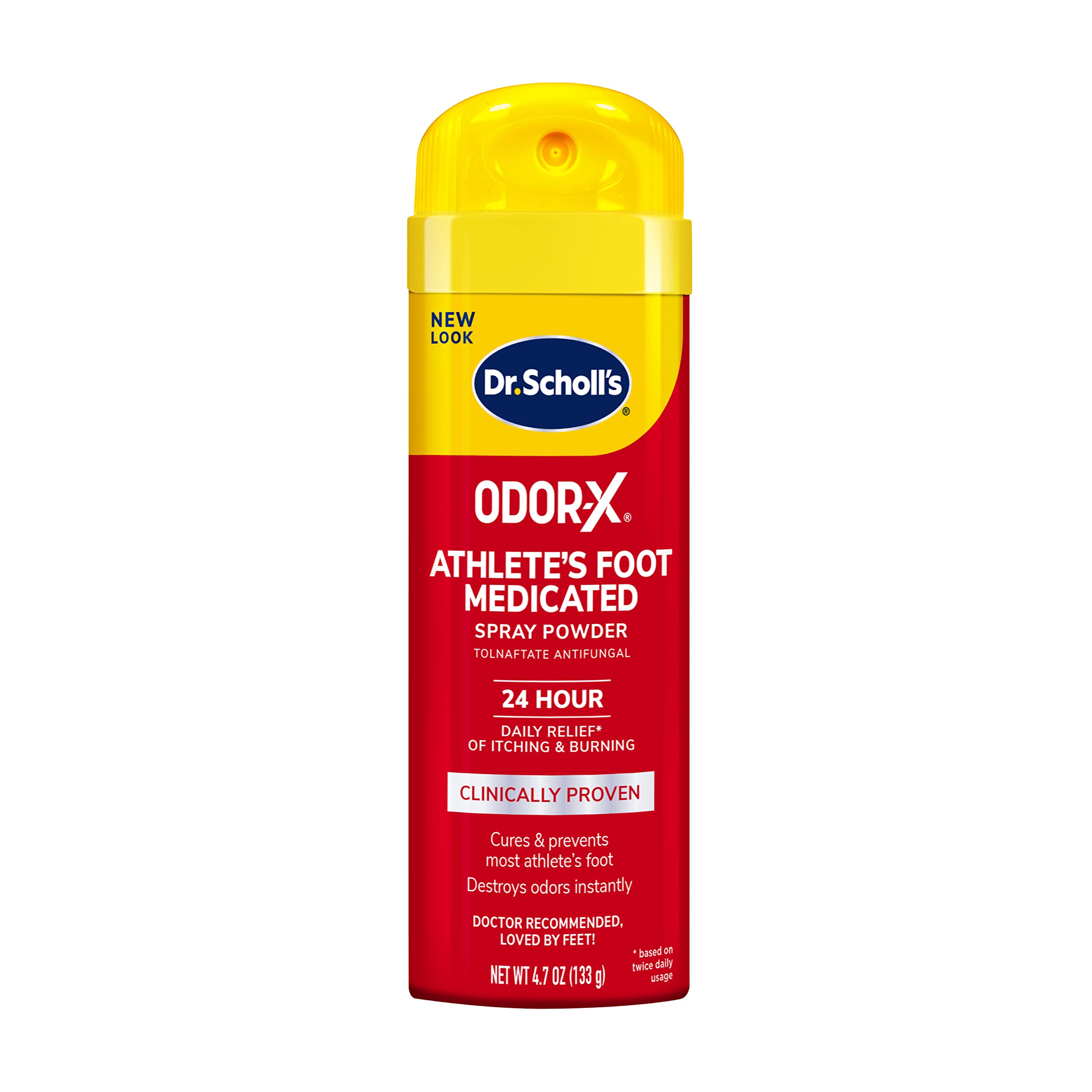 Dr. Scholl's Athlete's Foot Medicated Spray Powder, 4.7 oz // 24Hour