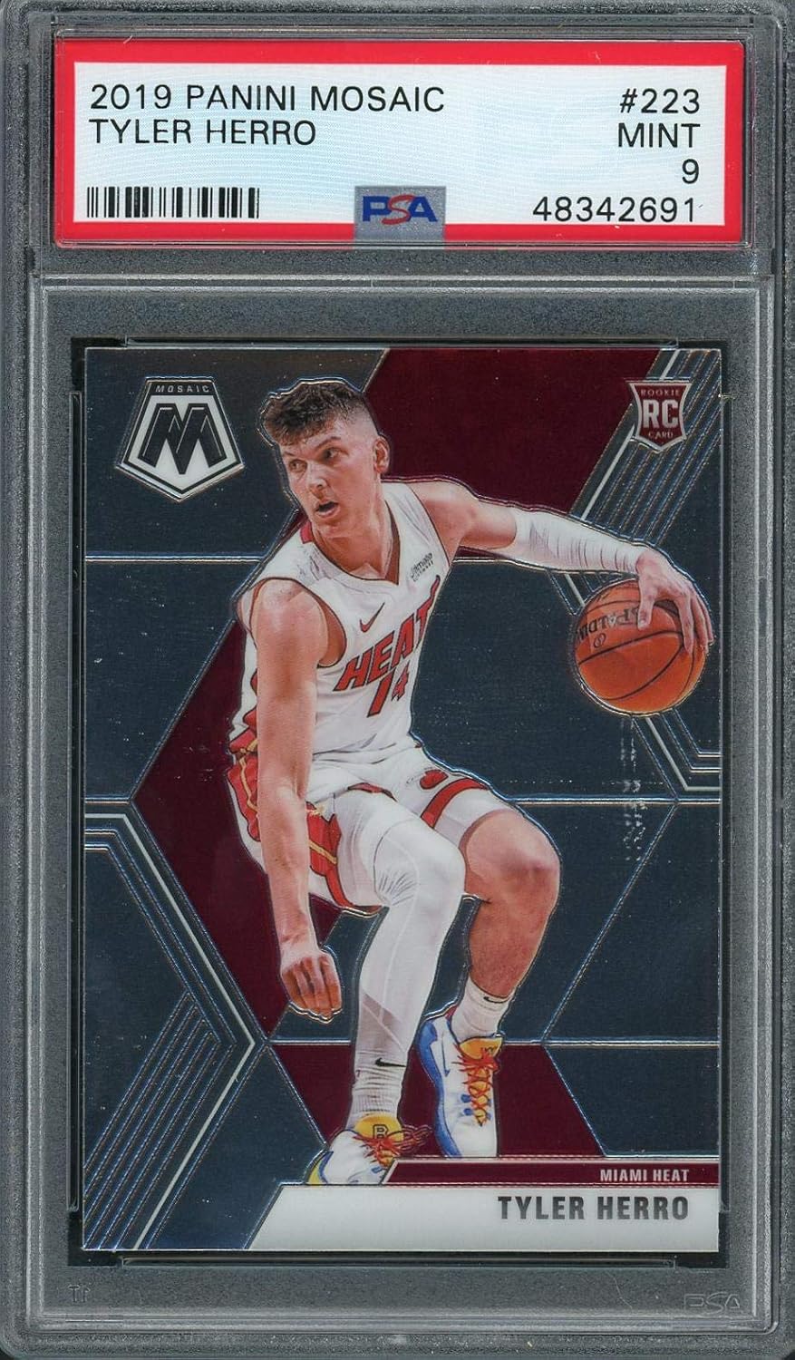 Tyler Herro 2019 Panini Mosaic Basketball Rookie Card RC