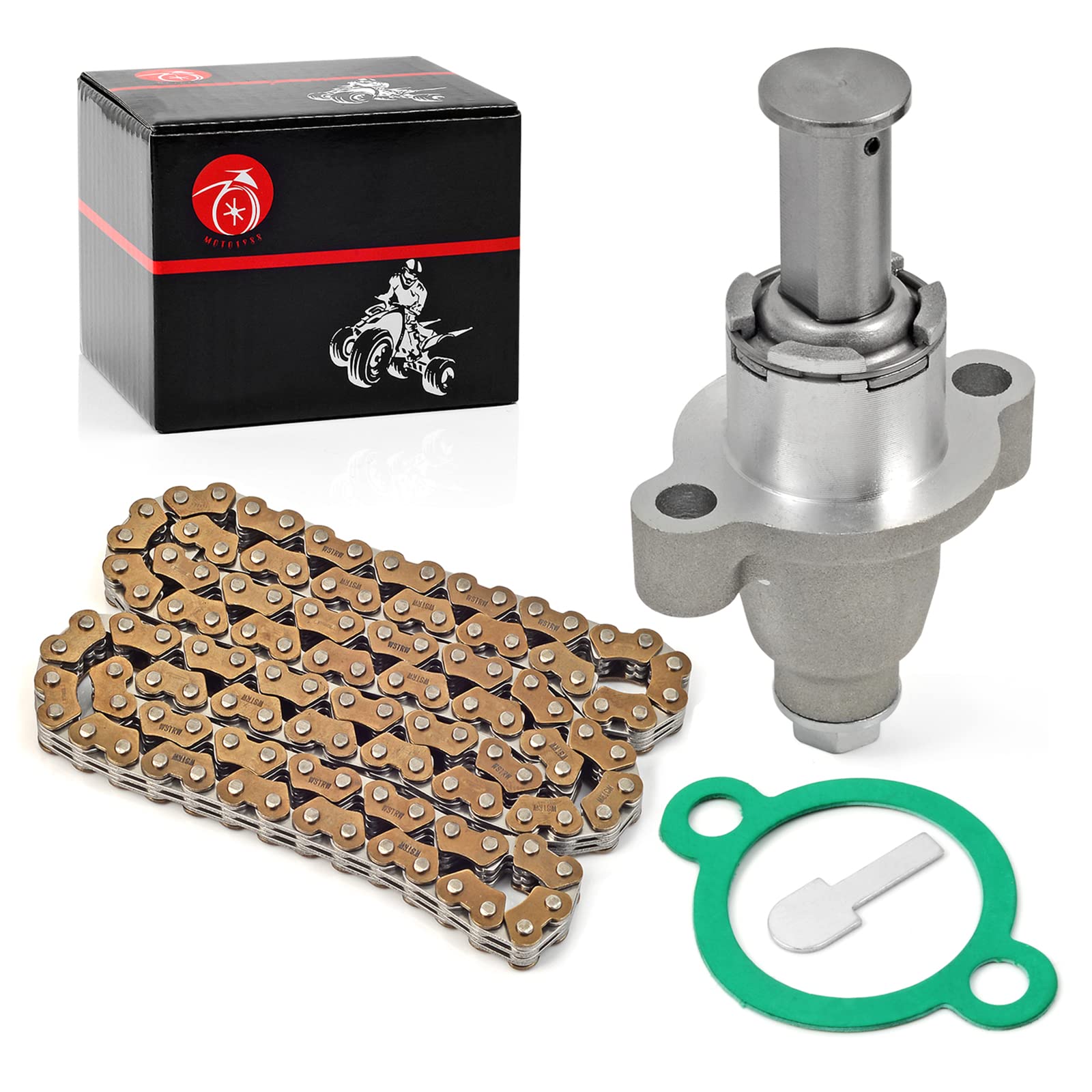 Photo 1 of Cam Timing Chain 118L & Lifter Tensioner W/Gasket For Yamaha YFZ450 YFZ450X YFZ450R WR450F YZ450F 2003-2011