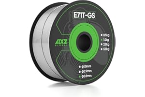 AIXZGLOBAL Welding Wire, E71T-GS Flux Core Wire .030 Diameter, 2.2 LB Spool Mig Welding Wire
