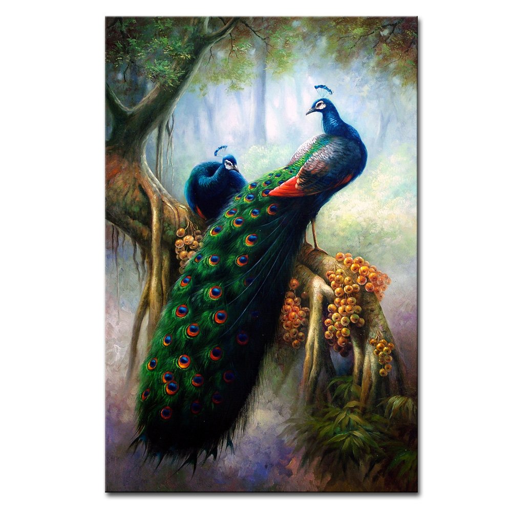 Best peacock wall art for living room