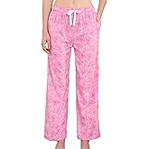 U2SKIIN Womens Flannel Pajama Pants, Soft Plaid Pj Bottoms with Pockets Fleece Lounge Printed Sleepwear Warm