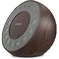 Housbay White Noise Machine with 31 High Fidelity Soothing Sounds, 5W High Power Loud Enough Speaker, Easy Volume Control, Sleep Timer, Sound Machine for Baby, Kids, Adults, Light Sleeper -Wood Grain