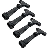 Black Replacement Cooler Latches (4 Pack) - Compatible with Yeti Tundra Cooler Accessories and RTIC Cooler - Premium Durable Rubber Latches - Easy to Install
