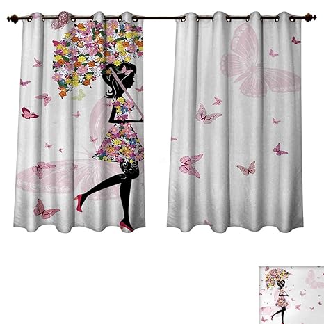 Amazon Com Anzhouqux Girls Bedroom Thermal Blackout