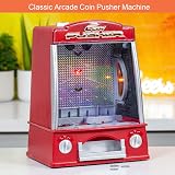 Global Gizmos Arcade Coin Pusher Game Red view 8