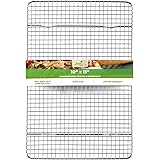 Oven Safe, Heavy Duty Stainless Steel Baking Rack & Cooling Rack, 10 x 15 inches Fits Jelly Roll Pan