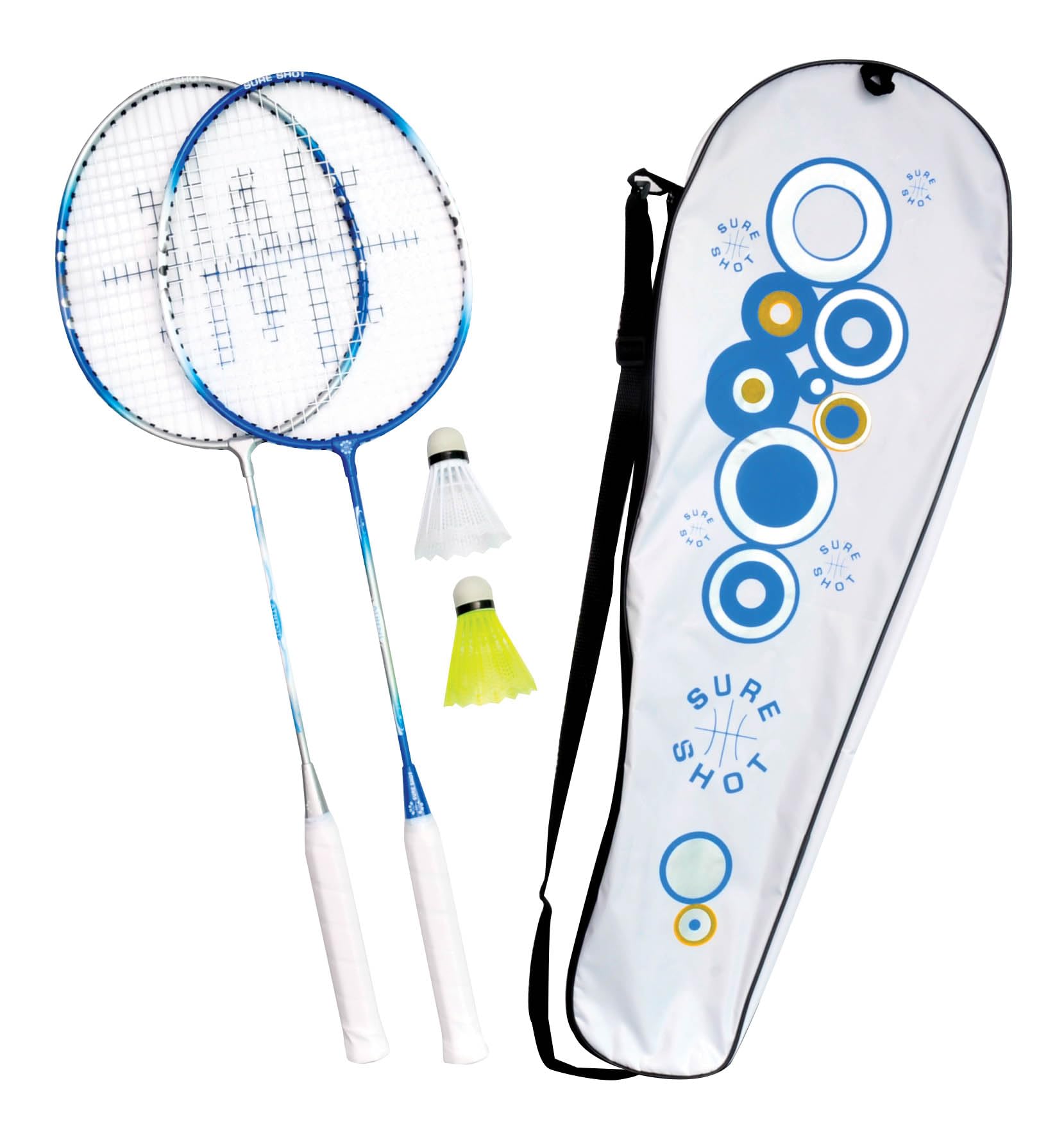 Sure Shot Athens Badminton Racket Set | Includes Rackets, Shuttlecocks & Carry Case