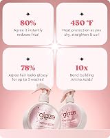 glaze MirrorGlaze Hair Shine Spray Frizz Control Heat Protect Bond Repair 190ml view 3
